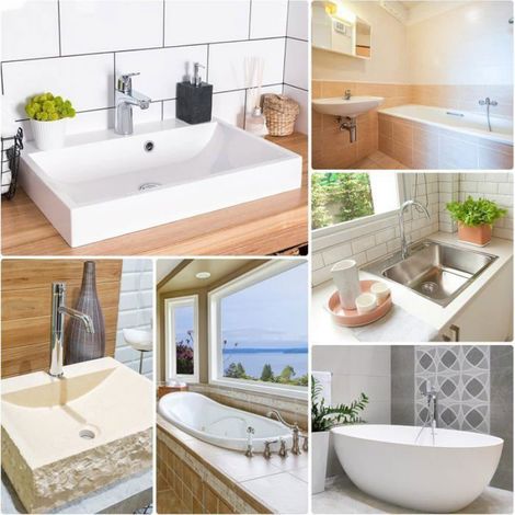 Bonde de lavabo - - Acier inoxydable - Filtre anti-obstruction - Installation facile - Clic-clac (1/5)