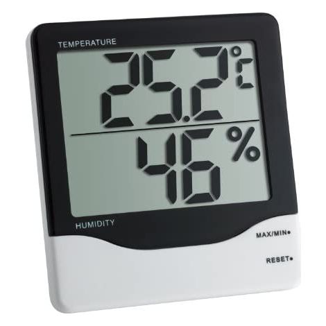 TFA Dostmann 30.5002 Estación Meteorológica Negro Blanco