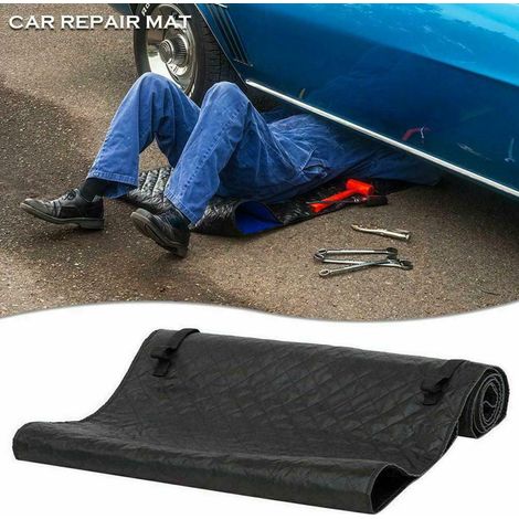 Charnière de cric roulant pour voiture, tapis de réparation auto pliable, coussin de glisse sous véhicule, matelas de mécanicien zéro effort, sol antidérapant. (1/5)