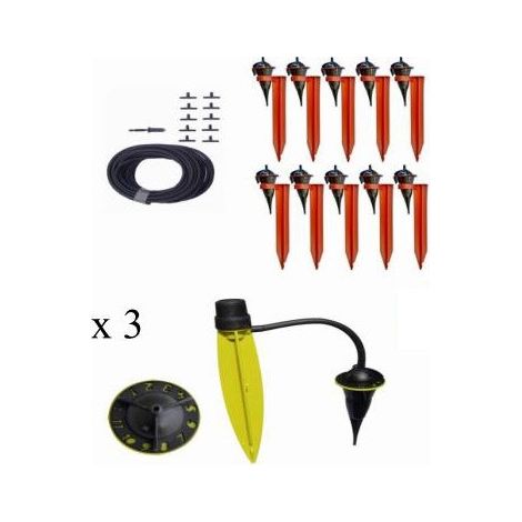 Kit duo max Iriso kit 10 goutteurs avec supports + 3 pieds goutteurs (1/5)