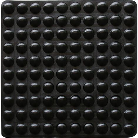 100pices Pieds en caoutchouc Pads adhésif Coussinets de mémoire tampon de porte pare chocs autocollantes Coussinets d'attnuation du bruit Petite clair (1/5)