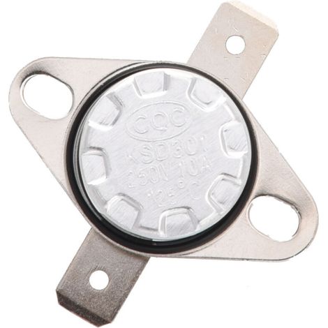 Thermostat KSD301 250V 10A 125°C Normalement Fermé Contrôle Température
