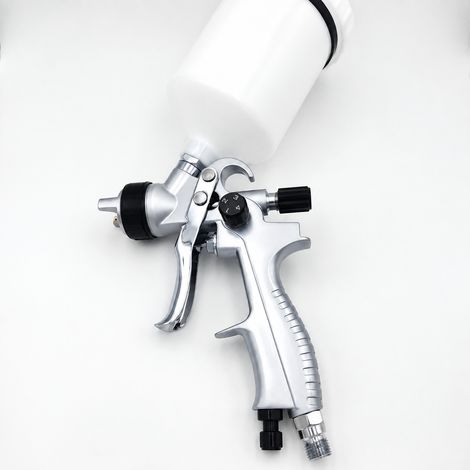 Pistolet peinture gravité buse 2.0mm calibre 2.0 godet 600ml débit 300mlmin 1 pièce 22,5 × 16 × 12,5 cm 1,2 kg – Livraison gratuite (1/4)