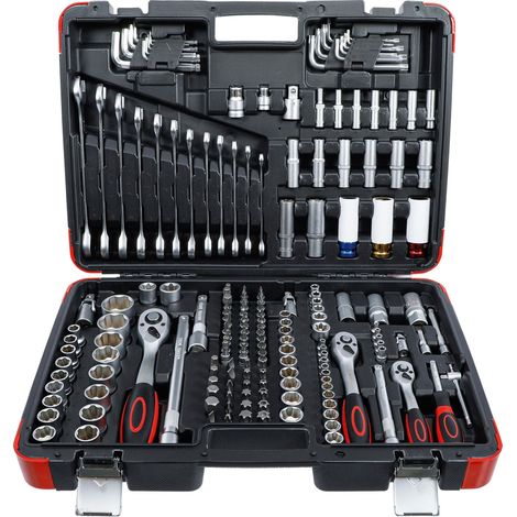 Kraftmann Coffret de douilles 176 pièces acier durable (1/6)