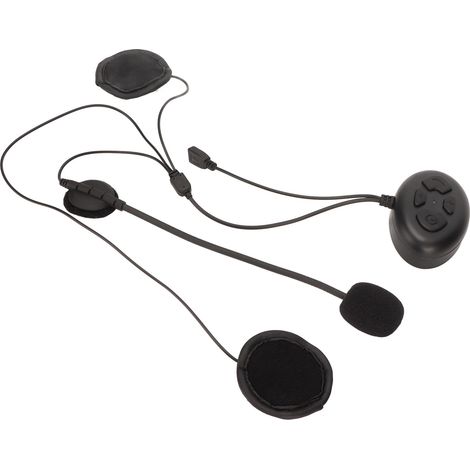 Écouteurs Bluetooth pour casque de moto avec microphone intégré et appels clairs, compatibles avec différents casques de moto. (1/4)