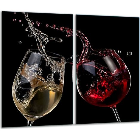 TABLA DE CORTAR DE CRISTAL 2x 30x52 VINO (1/5)