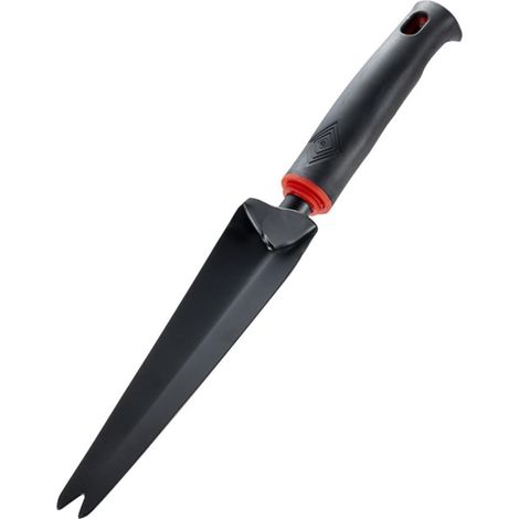 Désherbeur manuel 34,5 cm, extracteur racines, sans produit chimique, courbé acier, jardin terrasse (1/5)