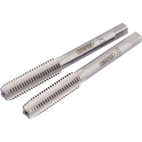Tapping tool Draper m8x1.25 Stahl Präzision 2er Pack