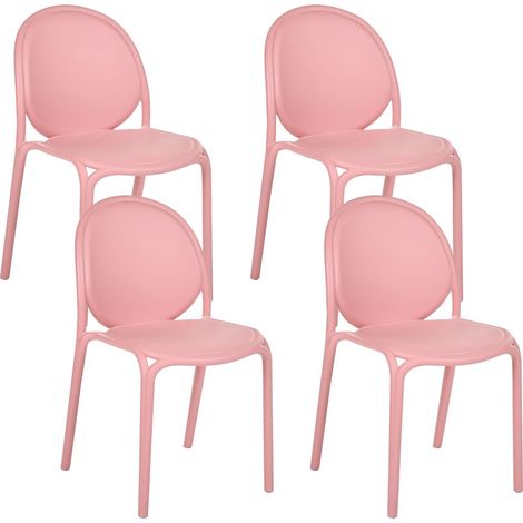 Gartenstuhl 4er Set BRUGNELLO Rosa (1/5)