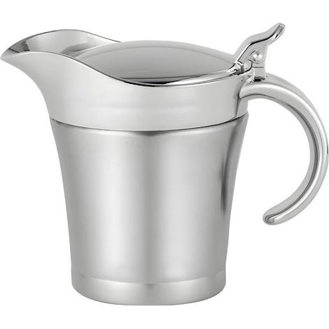 Petit pot à sauce en acier inoxydable pour steak, 450 ml (1/5)