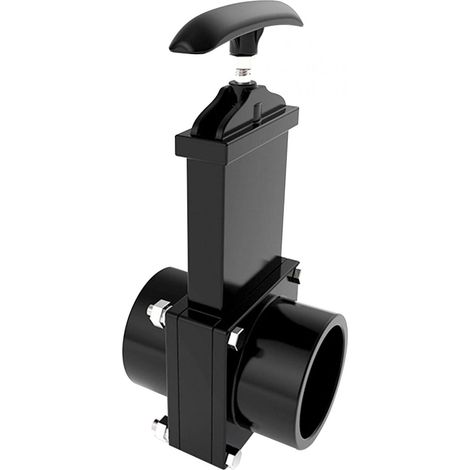 YMYNY Ablassventil für Wohnmobile, Wohnwagen, langlebiger Durchfluss, 50 mm, Van-Ablassventil, Abwasser-Ablassschlauch (schwarz) (1/5)
