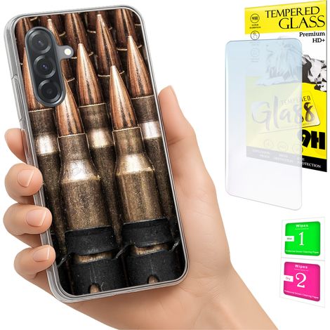 Custodia per Samsung Galaxy A36 / A56, cover fotografica, cover posteriore + vetro 9H (1/5)