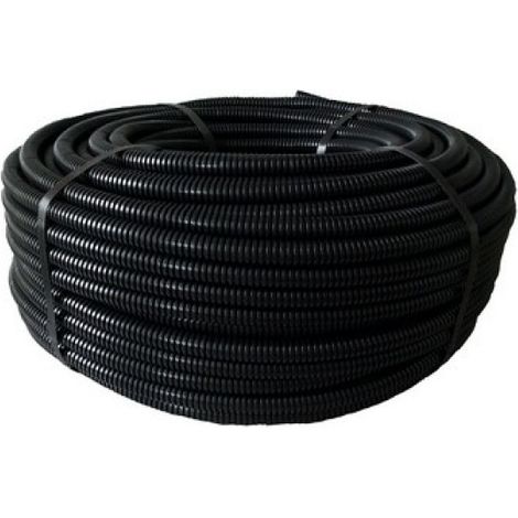TUBO CORRUGATO NERO TF Diam. 32 x 25 mt