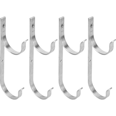 4-teiliges Set Kleiderhaken aus Aluminiumlegierung zur Aufbewahrung von Handtüchern und anderen Gegenständen, z. B. für Schwimmbad und Badezimmer (1/5)