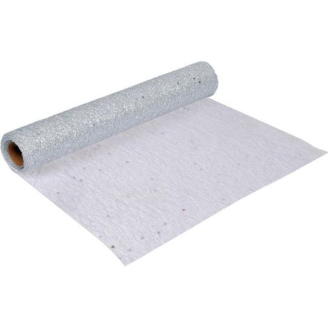 Chemin de Table Jetable "Sequins" 30cmx4m Argent (1/2)