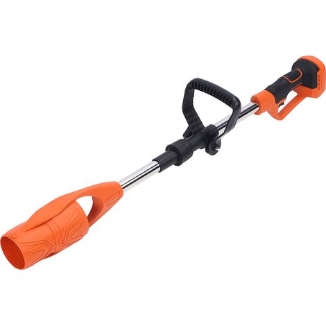 Souffleur de feuilles sans fil Orange 520 CFM, 150 mph, 21 V, à batterie, pliable et portable, pour la neige, la poussière et les débris (1/5)