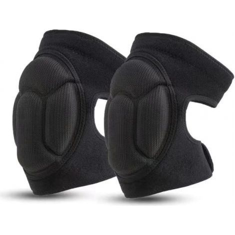 Pair of Work Knee Pads, Black Protective Garden Knee Pads, Non-Slip, Anti-Collision, Multifunctional Garden Knee Pads - Black (1/5)