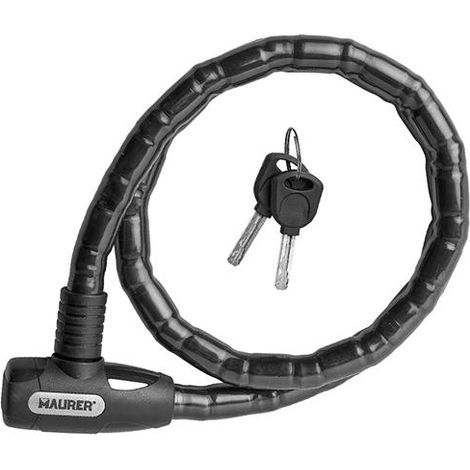 LUCCHETTO CICLI BLINDATO 100CM 18MM MAURER