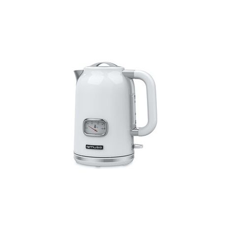 Muse MS-030 WS Bouilloire sans fil 1,7 litre blanc et argent (1/2)