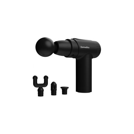Homedics PGM-45BK NOVO Mini Massage Gun Massaggiatore Elettrico 4 Testine 6 Livelli Ricarica USB-C colore Nero (1/4)
