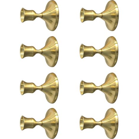 Candelabros cónicos, candelabros de hierro, candelabros de oro
