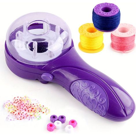 Kit de tresseuse électrique, outil de tressage automatique pour décorer vos cheveux, outil de tressage portable, accessoire de coiffure tendance pour salon de coiffure, idéal pour les filles