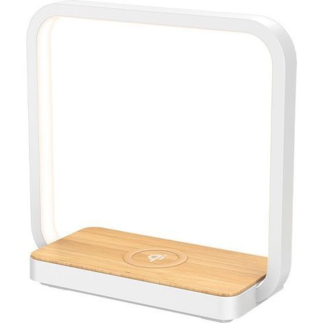 Lampe, Chargeur Sans Fil, Lampe à Commande Tactile Dimmable, Lampe de Table à 3 Niveaux de Luminosité pour Chambre Salon (1/5)