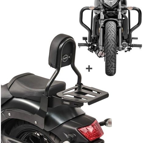 Set Sissybar per Kawasaki Vulcan S / Café 15-25 + Paracarter Craftride RH12-1 (1/4)