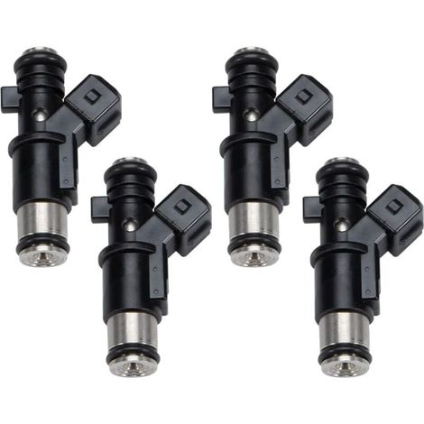 Kraftstoffeinspritzdüsen (4 Stück) für Peugeot 106, 206, 306, 307, 1007, Peugeot Partner, Peugeot Berlingo, Citroën C2 und Citroën C3 – Material: ABS und Metall – Ersetzt Teilenummer 1984.E0 028015635