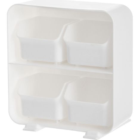 Organiseur de bureau à tiroirs multiples, boîte de rangement multicouche pour articles de papeterie et cosmétiques, idéal pour la (1/5)
