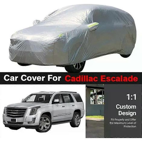 Housse intégrale pour SUV, protection solaire extérieure et intérieure anti-UV, résistante à la pluie, à la neige et à la poussière, pour Cadillac Escalade (1/5)