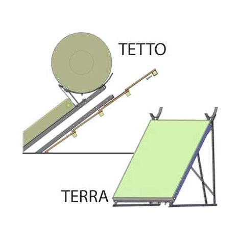 STAFFA COMPLETA DI TUBI ED ACCESSORI PER MOD. LT 200 Tetto CARDINALE