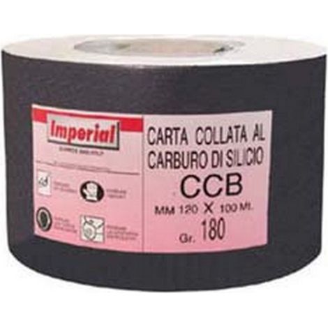 100MT CARTA AL CARBURO DI SILICIO CCB - grana 180