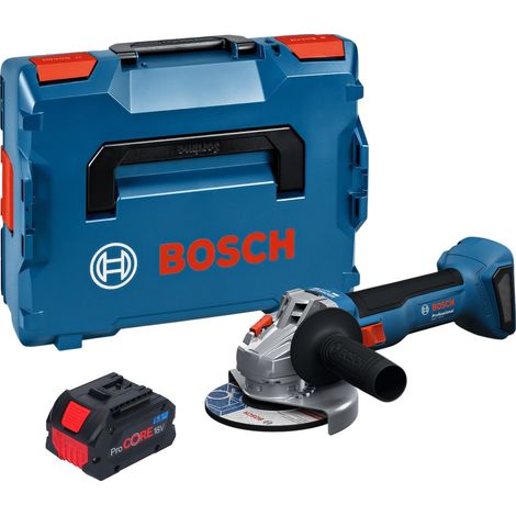 Smerigliatrice angolare a batteria Bosch GWS 18V-8 Professional 18 V 125 mm Brushless + 1x batteria ProCORE 5,5 Ah + L Boxx - senza caricabatteria