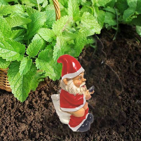 Gnome Statue - Resin Garden Ornament Outdoor Lawn Decor for Patio Backyard - 1 Piece (1/4)