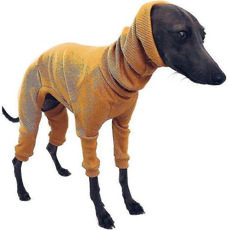 Hundebekleidung, Greyhound-Pullover, Winterschutzkleidung-XL-Yellow