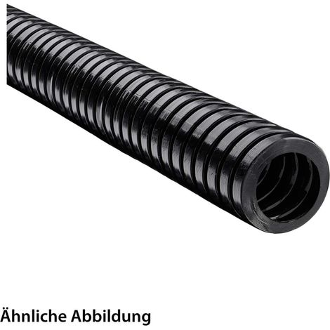 FLEXA ROHRflex PU Wellschlauch / Wellrohr Polyurethane PUR AD 42,5mm, ID 35,5mm breites Profil, Mindestbiegeradius bewegt 150,0mm - 1 Meter