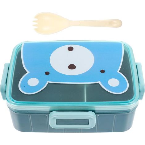 Boîte à bento compartimentée, récipient portable en plastique (1/5)