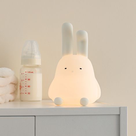 Filiyano-Veilleuse à lumière chaude, veilleuse lapin en silicone (1/5)