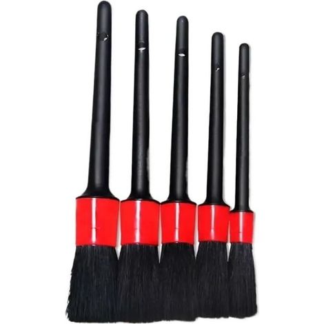 Brosse de Lavage de Voiture for Le Nettoyage et Les détails de la Voiture - Parfait for l'entretien Automobile(5pcs)