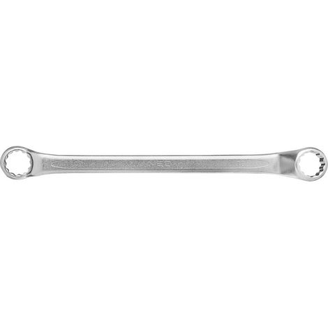 Llave de anillo acodada de 18 x 19 mm