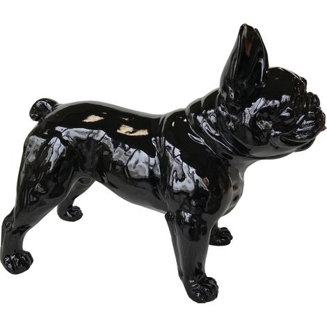 Statuetta Boston Terrier Kuatéh Osha 52x25x41 cm Nero (1/4)