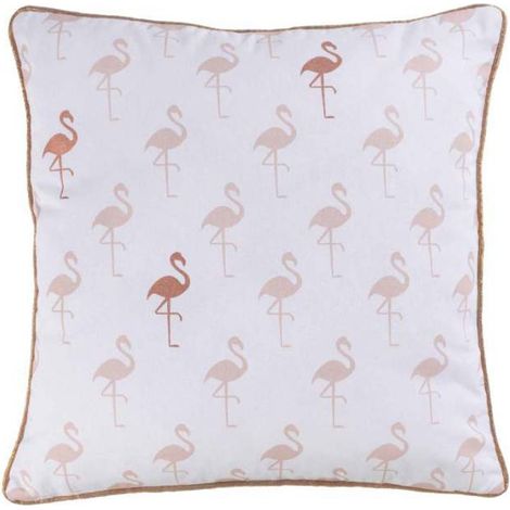 Housse de Coussin "Flamango" 40x40cm Rose