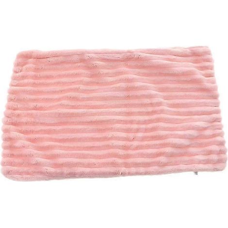 Taie d'oreiller en flanelle rayée avec fermeture éclair pour chambre à coucher Verte 30 x 50 cm-Pink 30x50cm (1/5)