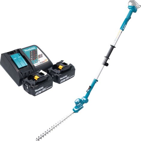 Makita DUN 461 WRM2 Akku Heckenschneider 18 V 46 cm + 2x Akku 4,0 Ah + Ladegerät