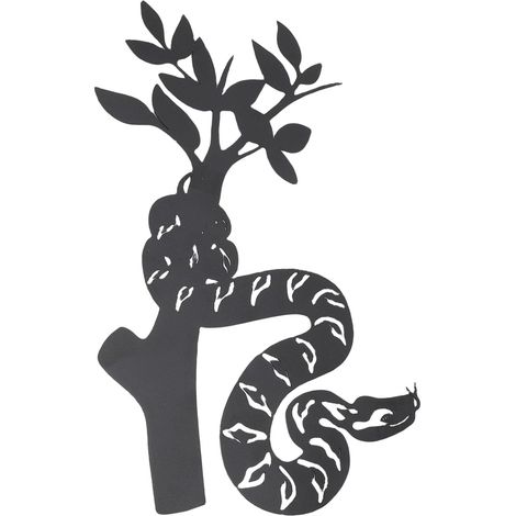 Metal Snake Wall Decoration with Tree Motif, for Living Room, Bedroom, Bathroom, Hanging Wall Art (1/5)
