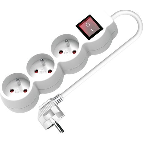 Value 19.99.0960 Steckdosenleiste  Weiß CEE-Stecker 1 St.