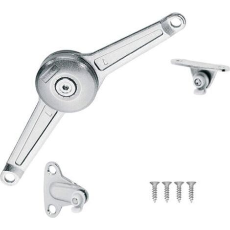 Standard Forte Ferrures pour Relevants et Abattants Couvercles Stay Lift Systèmes Réservoir de Force Pour Système a Porte Relevable Charnière pour Armoire Meuble Lot de 1 (1/4)