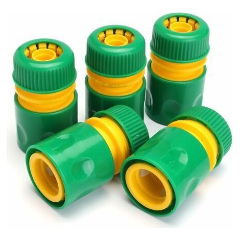 1/2 pouce Connecteur de tuyau d'arrosage pour robinet de jardin Adaptateur de connexion rapide pour arrosage 10pcs (1/4)