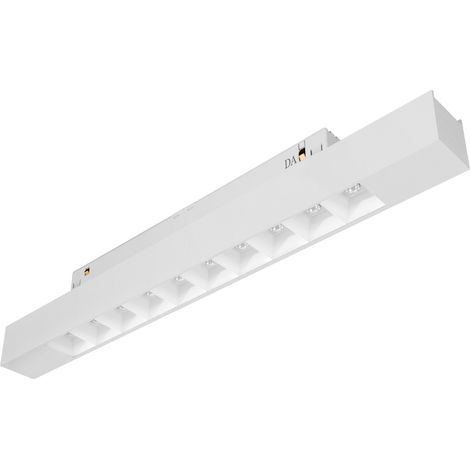 Proyector carril 48V CRETE2 LED SMD 15W 1620lm CRI90 3000K 36º Blanco